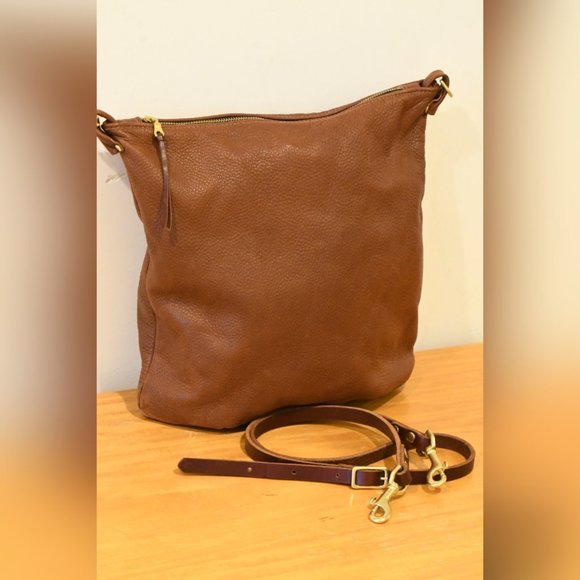 NEVA OPET Kara Zip Hobo Crossbody Leather Bag USA - Picture 3 of 8